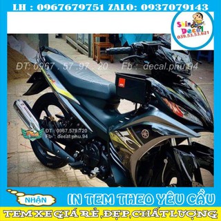Tem Rời Exciter 135 LC xám đen vàng (B)