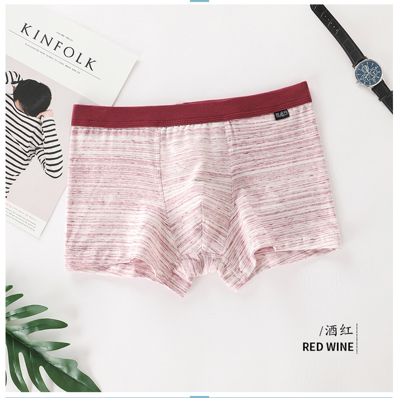 Quần lót nam dáng đùi Boxer vải cotton hàng cao cấp