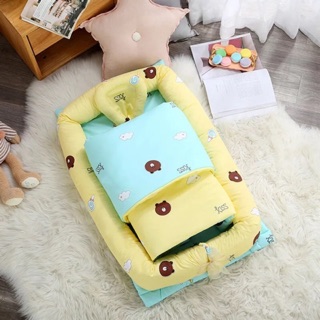 Set nôi cotton cho bé ngủ chung giường bố mẹ