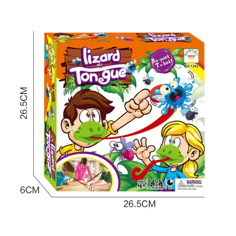Đồ chơi trẻ em, Mặt nạ tắc kè cho bé, Tic tac Tongue, Trò chơi ếch thè lưỡi bắn thẻ bài cực vui nhộn