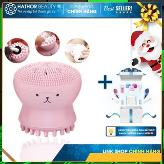 Cọ rửa mặt masage - máy rửa mặt bạch tuộc - siêu cute -qw