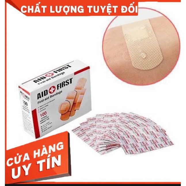 Băng Gâu Y Tế UGO Tana Loại 100 Miếng - AIDFIRST