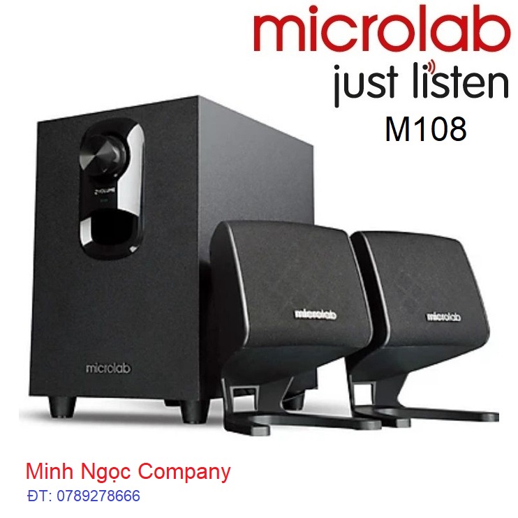 Loa Microlab M108 2.1 - Hàng chuẩn chính hãng bảo hành 12 tháng