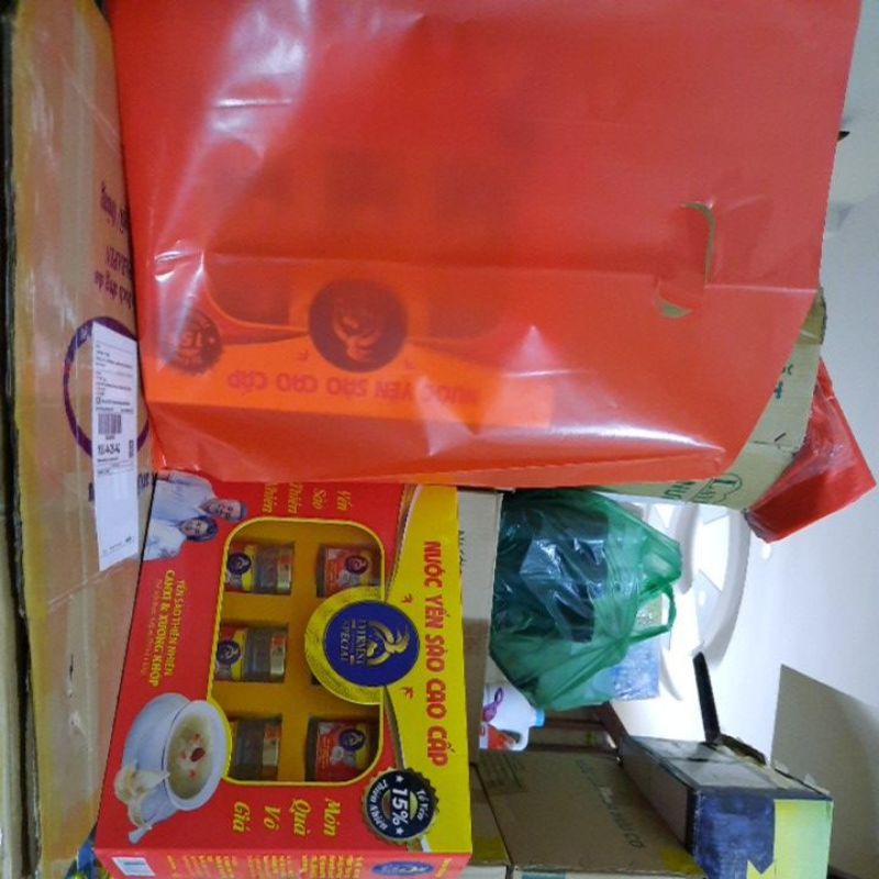 Túi nilon đựng hộp Yến Sào, túi PE gói hàng 35 x 50cm