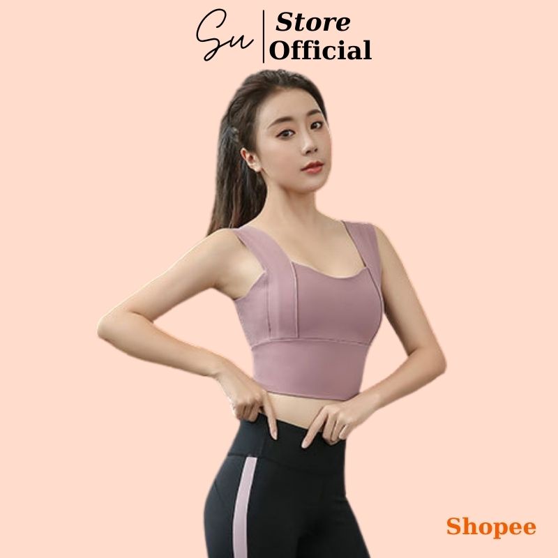 Áo Bra Ren 2 Dây Bảng To, Áo Lót Su Đẹp Thể Thao Dáng Dài [Có Mút Ngực] - 123