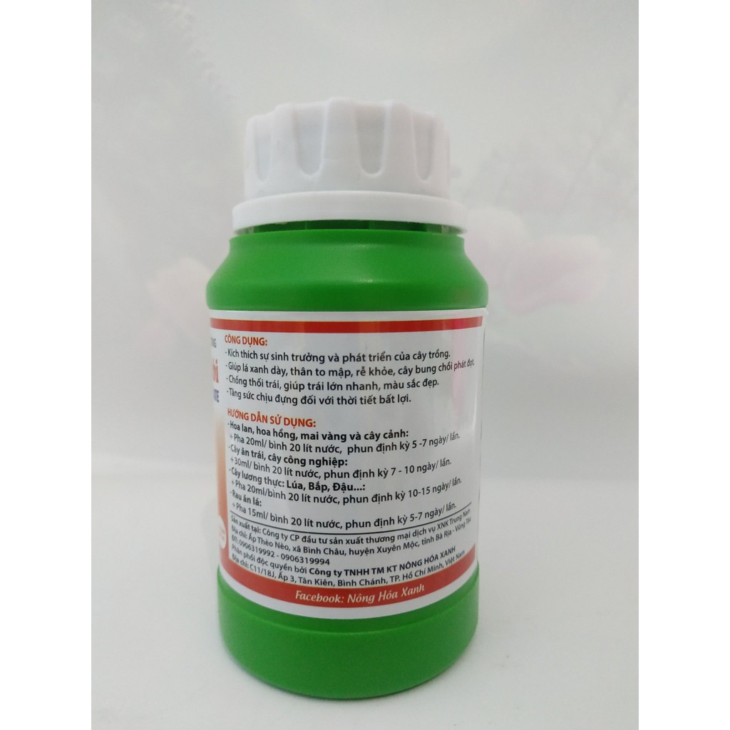 CUNG CẤP AXIT AMIN VÀ VITAMIN CÂY TRỒNG- GIÚP CÂY TRỒNG PHÁT TRIỂN TỐI ƯU-AMINO AXIT AMIN 180ml