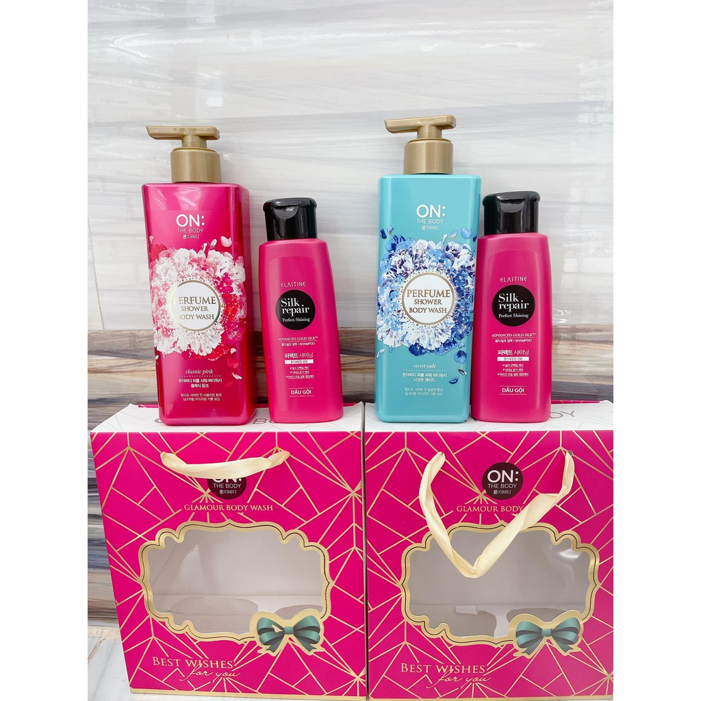 Set Sữa tắm và Dầu gội On The Body