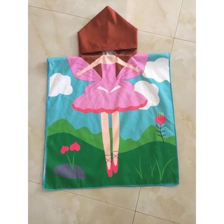 khăn choàng tắm chùm đầu cho bé