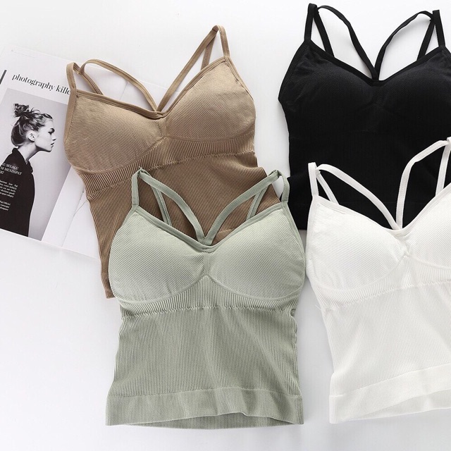 Áo Bra dáng dài đa năng dây chéo ngực sexy V88