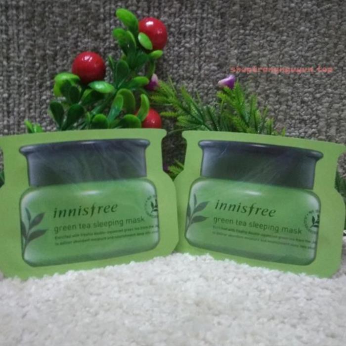 [Sample] Mặt nạ ngủ Innisfree Green Tea Sleeping Mask - 4ml