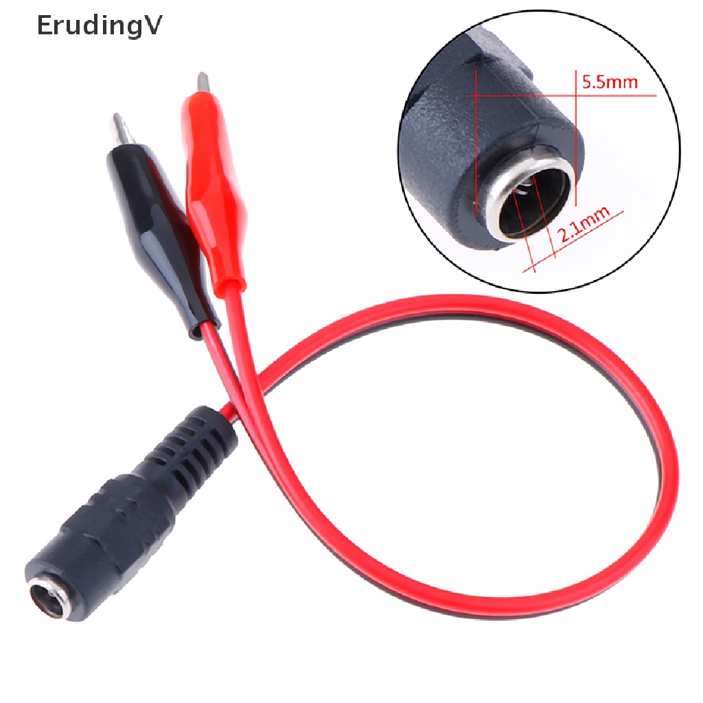 1 Đầu nối giắc DC kẹp cá sấu 12v