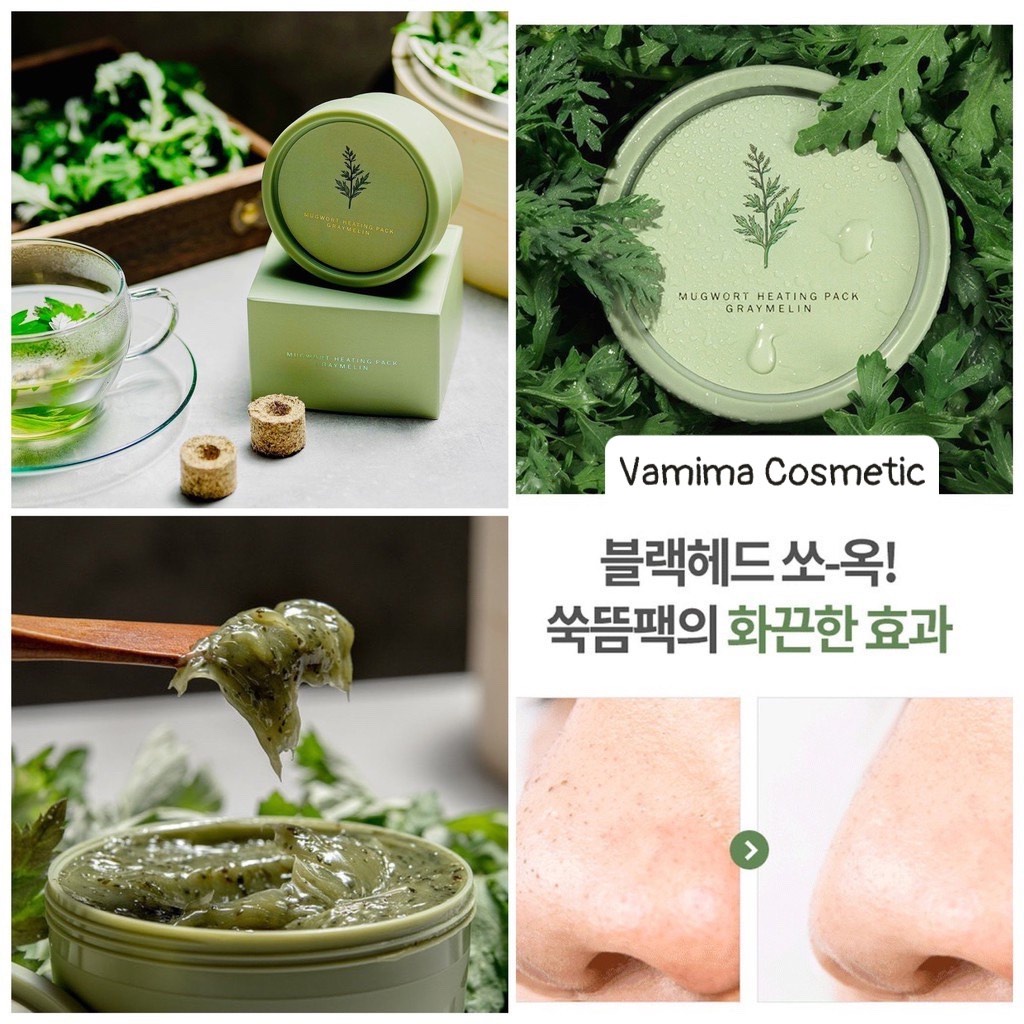 MẶT NẠ THẢI ĐỘC NGẢI CỨU GRAYMELIN MUGWORT HEATING PACK 100g