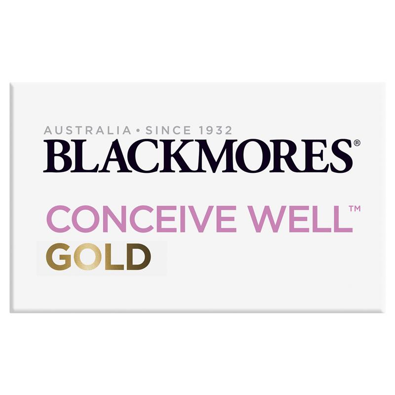 Viên uống tăng khả năng thu thai và Bổ Trứng Blackmores Conceive Well Gold 56 viên của Úc