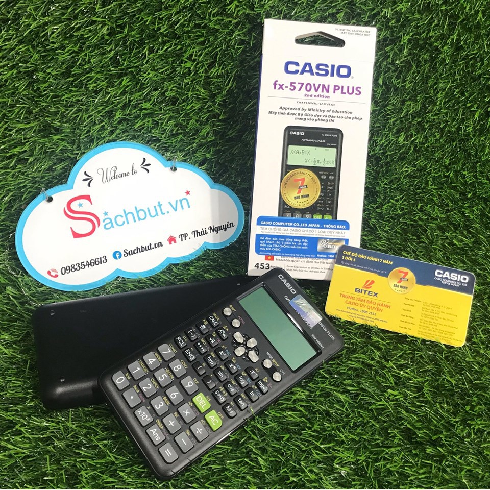 Máy tính Casio FX570VN Plus New 2nd Edition 7 Năm Bảo Hành Chính Hãng