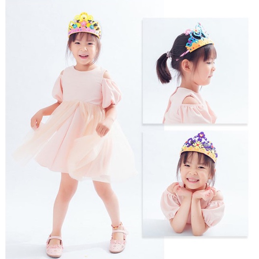 Vương miện 3D thủ công Melicaco cho bé
