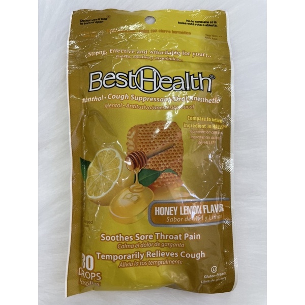 Kẹo ho Luden's Throat Drops Wild Cherry, 30 ct-Mỹ