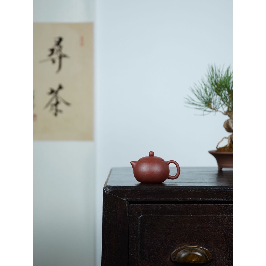 Ấm Tử Sa Nghi Hưng Tây Thi 160 ml (Tử Chu Nê Quặng Thô, Nghệ Nhân Lư Vỹ Bình)