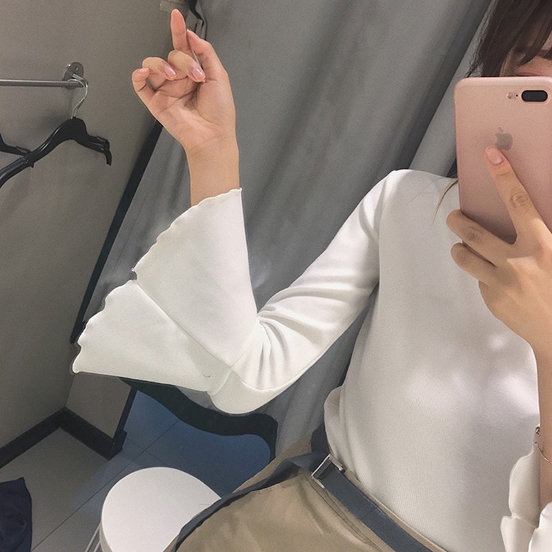 Hàng Sẵn_ Áo Thun Nữ Tay Loa Ulzzang