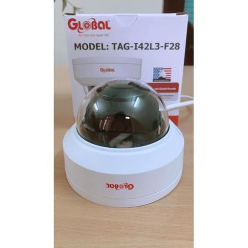 Camera IP Dome Giám Sát NHÀ/TRỌ/CÔNG TY -  2.0mp Global TAG-I42L3-F28