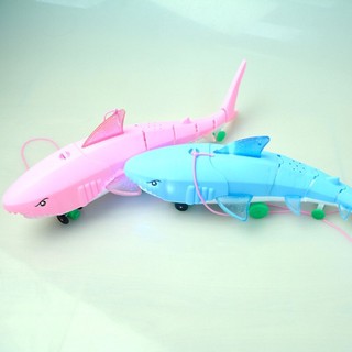 Đồ Chơi Cá Mập Con Baby Shark Bằng Nhựa Biết Hát, Biết Đi, Biết Bơi Trên Cạn Quẫy Đuôi Có Đèn Cho Bé