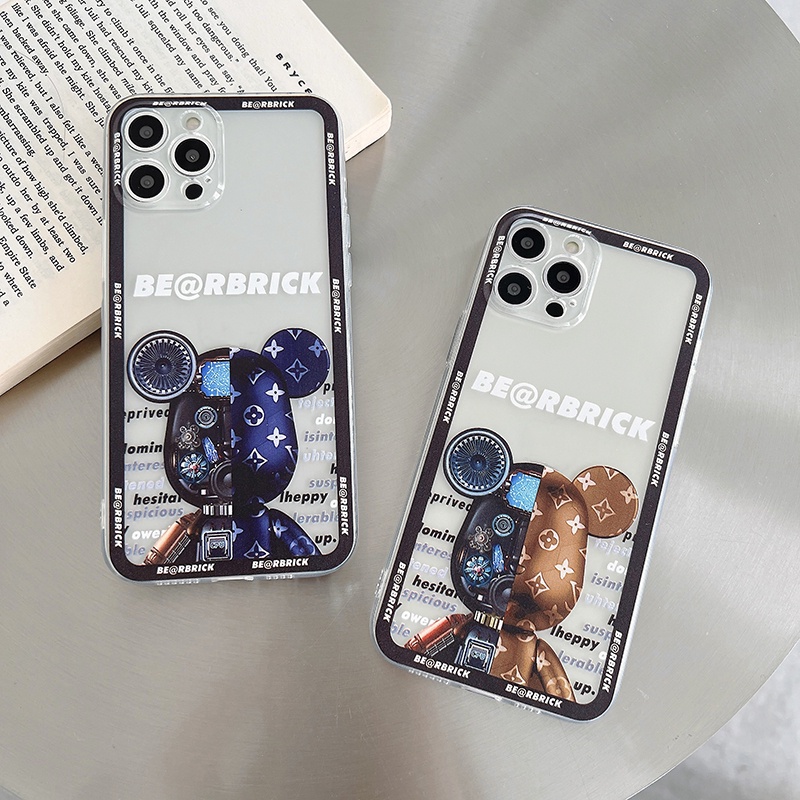 Ốp điện thoại dẻo họa tiết chú gấu dễ thương cho SAMSUNG GALAXY S21 S20 S10 S9 PLUS LITE ULTRA NOTE 20 10 9 8 PLUS LITE ULTRA S20