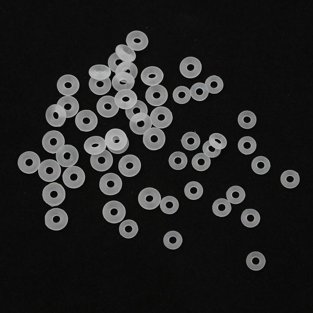 Phụ kiện kẹp hạt charm Beadia làm vòng tay DIY 2mm chất liệu cao su