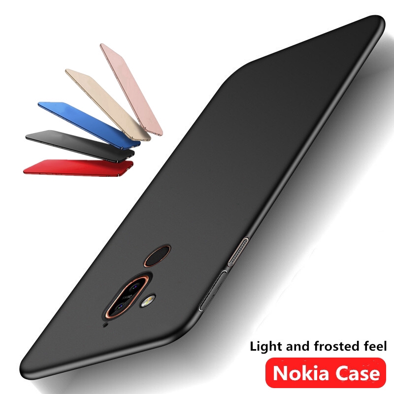 Ốp điện thoại nhám siêu mỏng cho Nokia 5 6 7 X6 6.1 Plus 2018