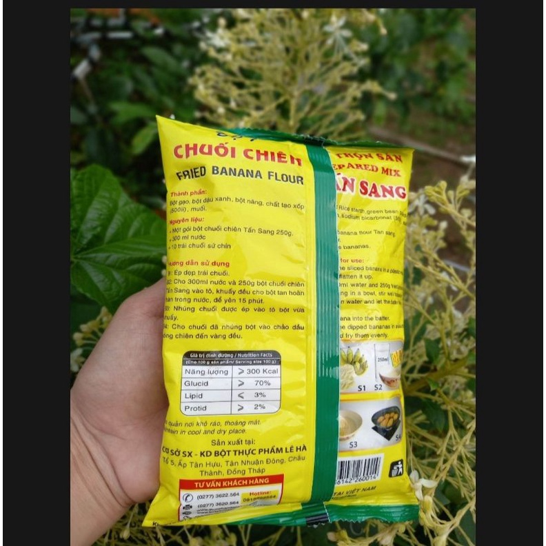Bột Chuối Chiên Thương hiệu TẤN SANG