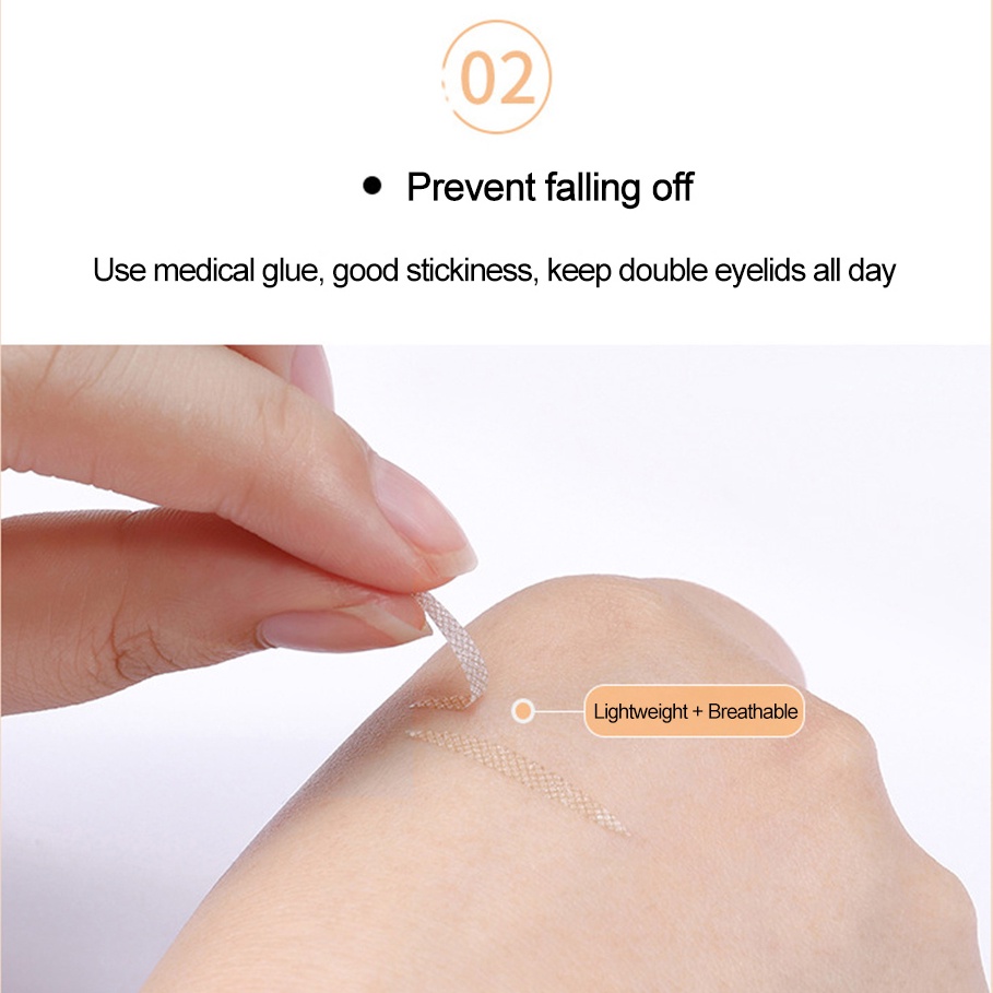 Bộ 150 Miếng Dán Kích Mí Siêu Mỏng Chống Nước &amp; Mồ Hôi