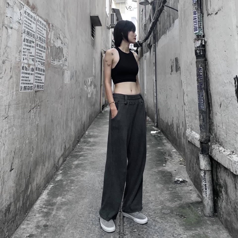 Quần dài thun gân unisex 67% - DADDY PANTS