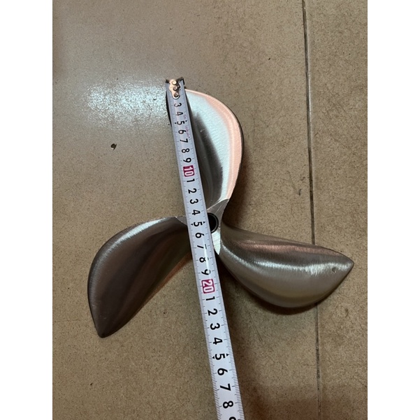 Chân vịt inox máy 3t72 chân vịt 3 cánh inox 304, 201 lỗ ren 16mm, 18mm 3 máy piston 72mm