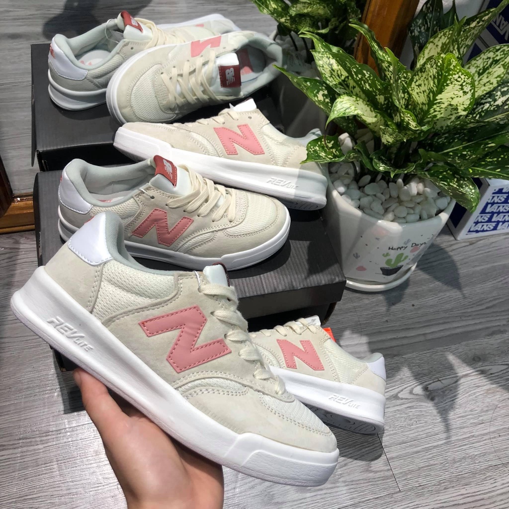 Giày newbalance Crt300 xám Hồng nữ full bill box 1.1