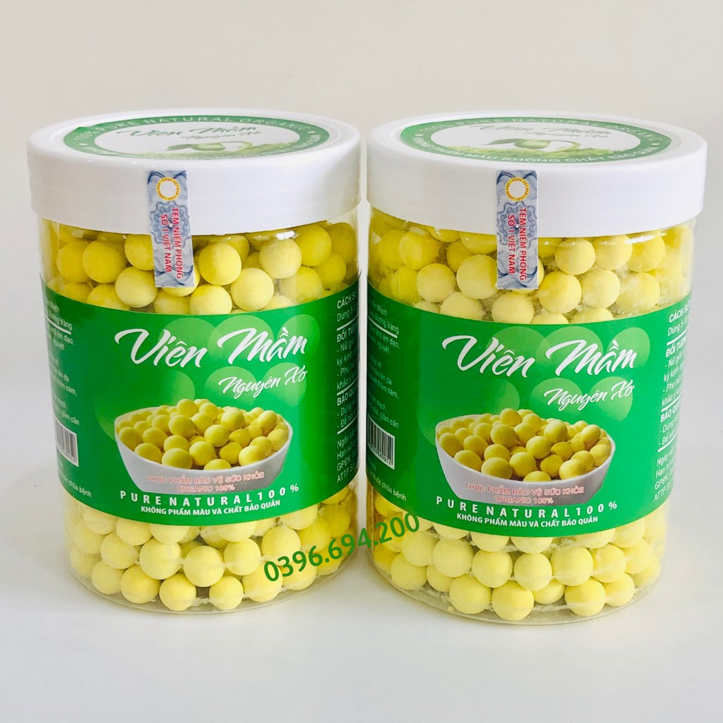 500gr Viên Mầm Đậu Nành Nguyên Xơ, Nở Ngực, Tăng Vòng 1, Đẹp Da, Cân Bằng Nội Tiết Tố Nữ có Chứng Nhận An Toàn Thực Phẩm