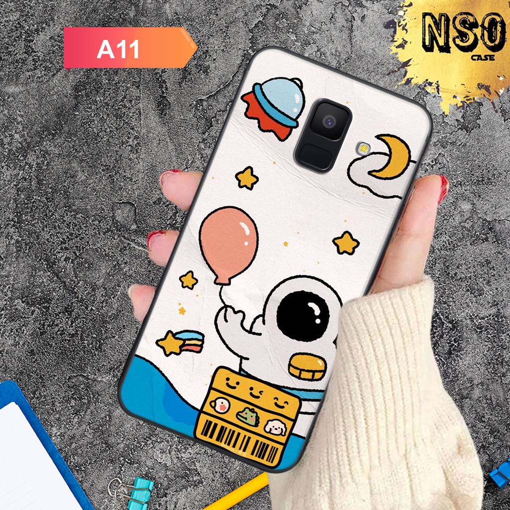 [ FREESHIP 50K ] Ốp Samsung A6 2018 - Samsung A8 2018 - Samsung A8 Plus In Hình Phi Hành Gia Siêu Chất
