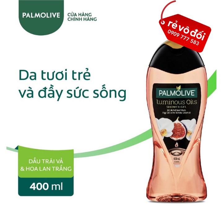 Sữa tắm tinh dầu dưỡng ẩm Palmolive Luminous Oils thiên nhiên 400ml - Thái Lan