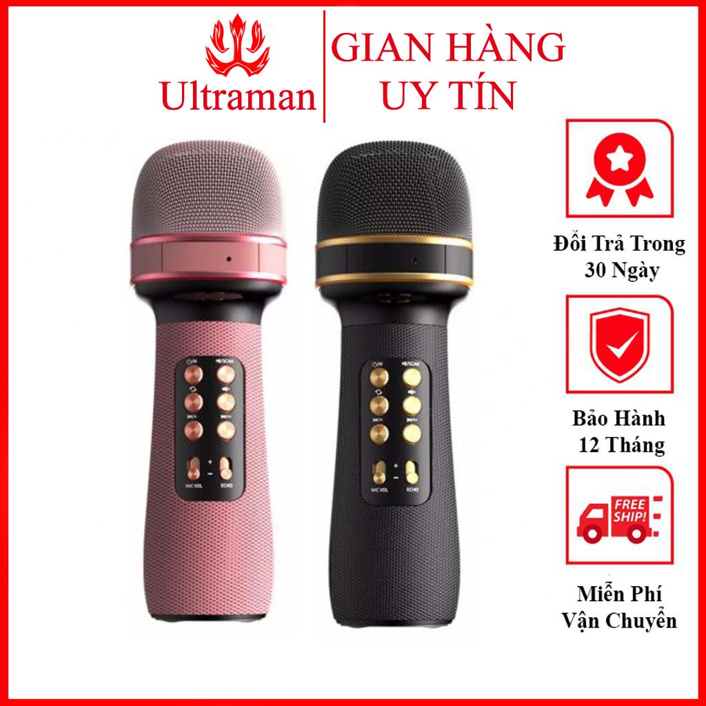 Mic Hát Karaoke Kèm Loa Bluetooth WS-898 Siêu Phẩm Mic Cầm Tay Không Dây Đa Năng Công Nghệ Mới Nâng Chỉnh Giọng Hay