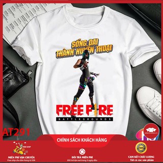 Áo Thun Free Fire Rank Huyền Thoại (Sống Dai Thành Huyền Thoại)
