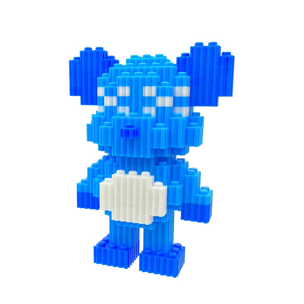 Mô hình lắp ráp Bearbrick 3D có ngăn hình dáng dễ thương, Đồ chơi lắp ráp bearbrick nhiều mẫu