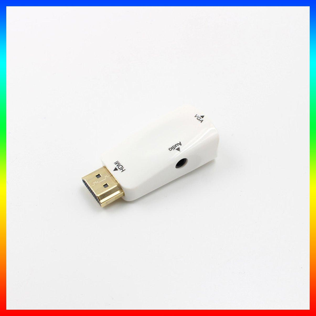 1 Đầu Chuyển Đổi Hdmi Sang Vga Kèm Cáp Âm Thanh Cho Pc Laptop Hdtv Dvd