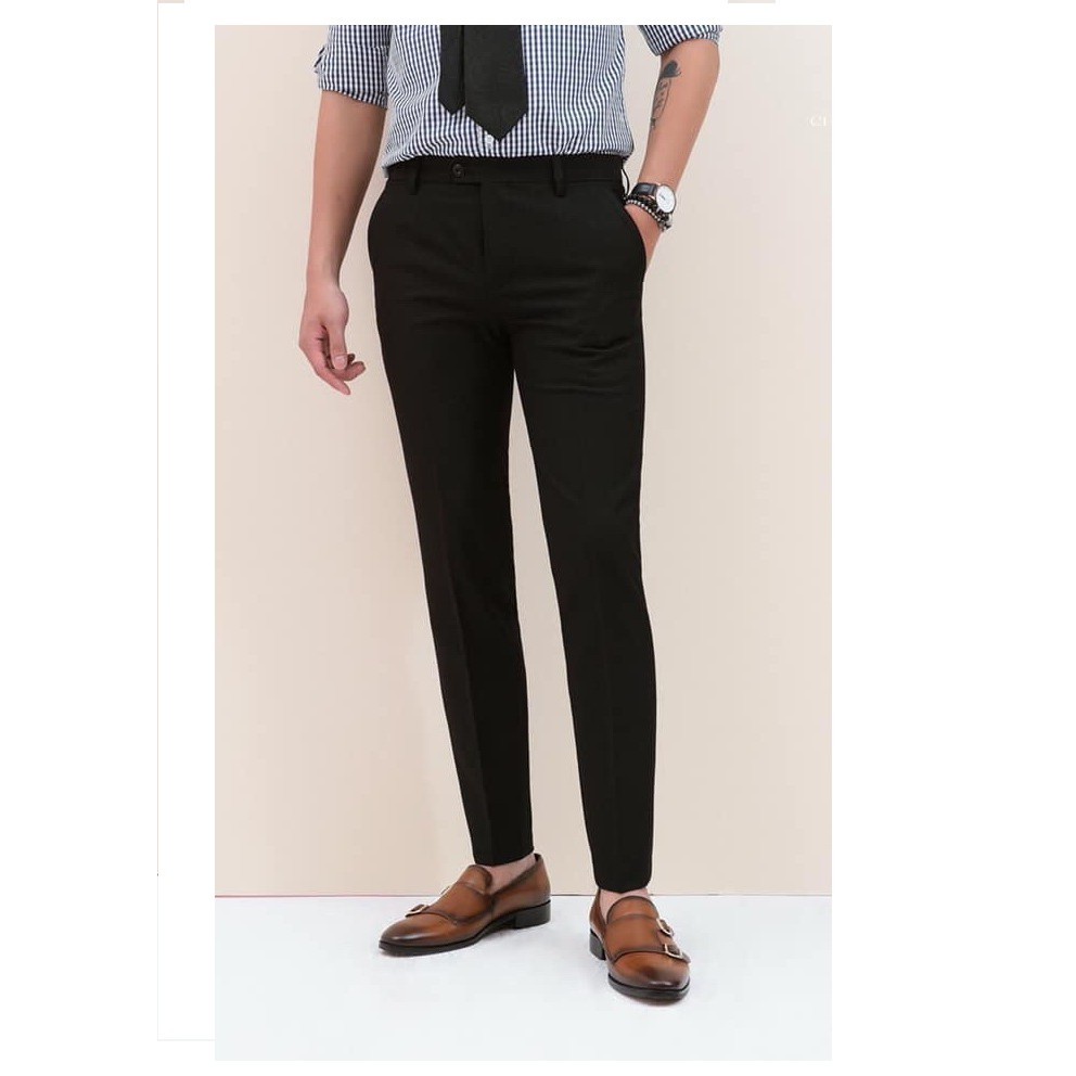 Quần Tây Nam Quần âu nam Công Sở chống Nhăn Cao Cấp, Dáng Ôm, Co Giãn Nhẹ Ngoc Ve fashion