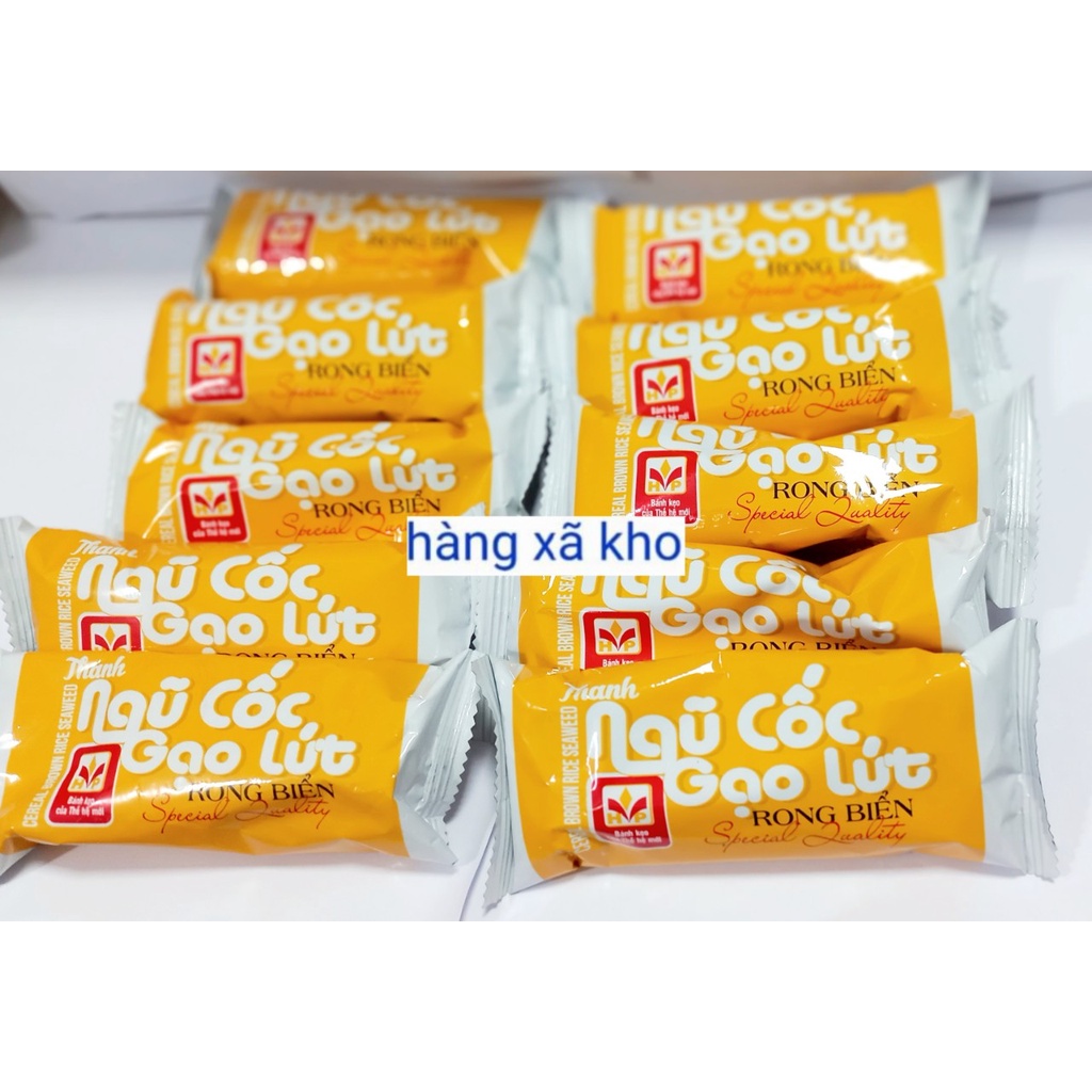 10 Thanh Ngũ Cốc Gạo Lứt Sấy Rong Biển, hsd:5/24
