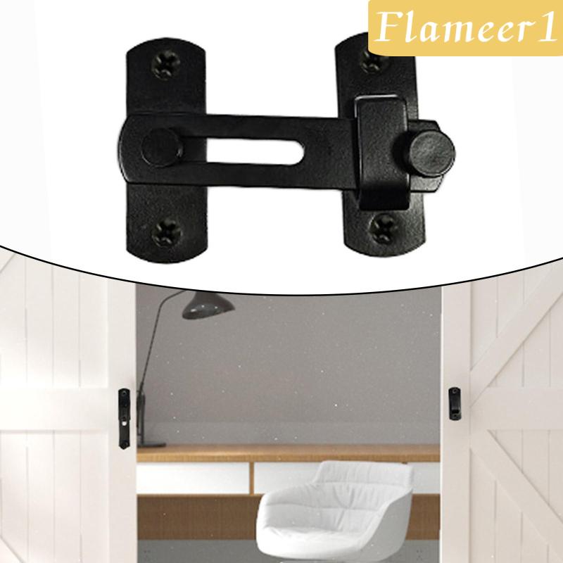 [Flameameer1] Chốt Then Chốt Cửa Phòng Ngủ Gia Đình Màu Đen