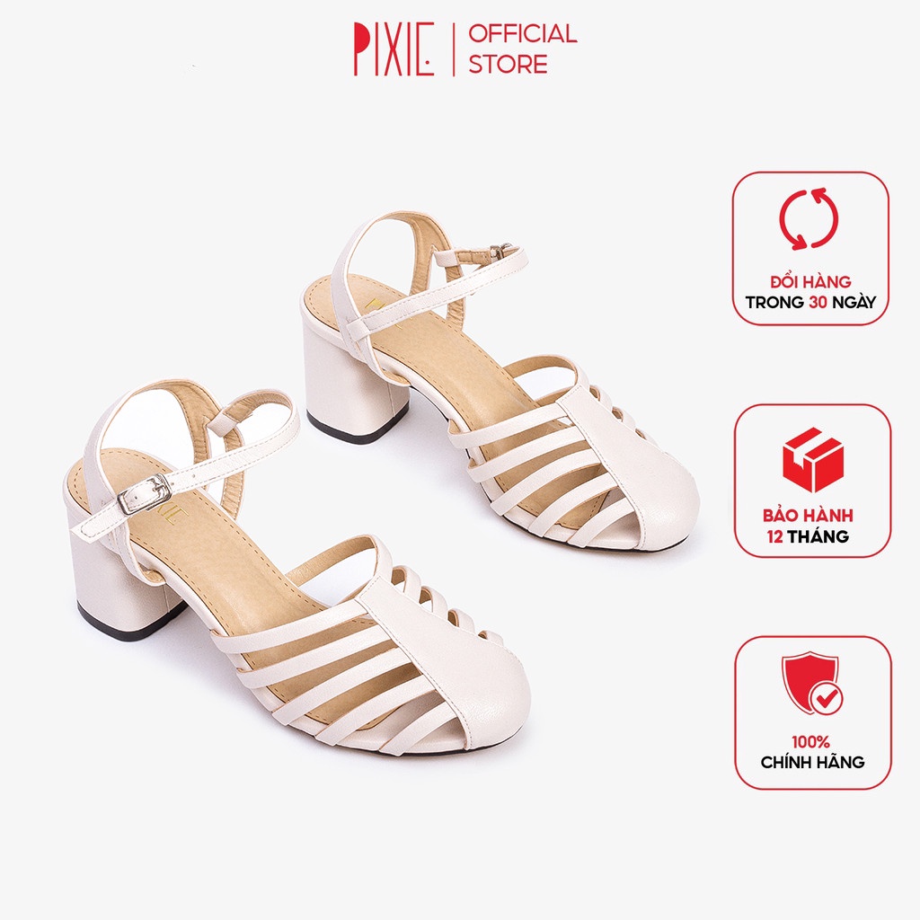 Sandal Cao Gót 7cm Dáng Rọ Pixie X766