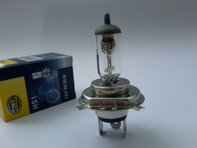 Bóng đèn xe máy halogen HS1 Hella 35/35W