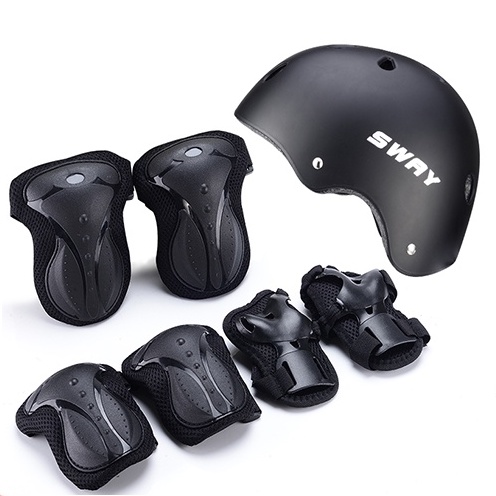 Sway Bộ 6 Phụ Kiện Bảo Vệ Khi Trượt Ván/Trượt Ván Cho Người Lớn Và Trẻ Em
