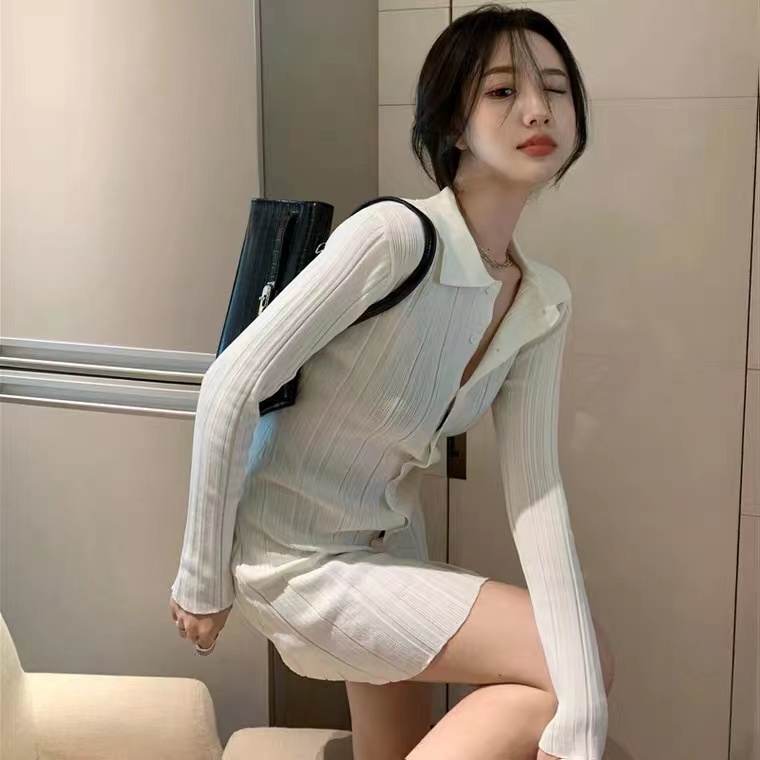 Đầm SUXI tay dài thiết kế ôm sát tôn dáng quyến rũ thời trang cho nữ