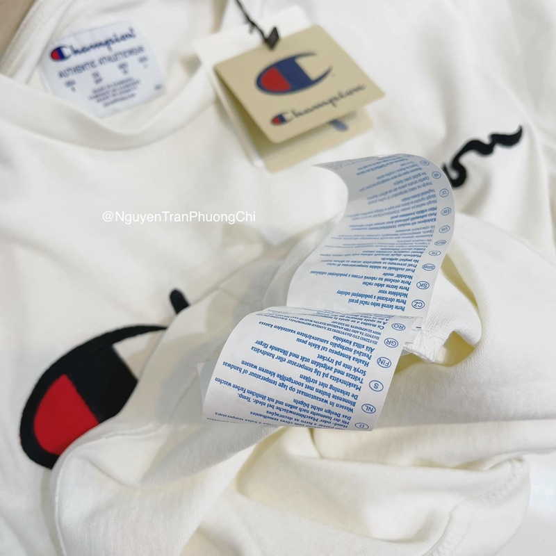 Áo thun Champion ảnh thật shop chụ chất cotton