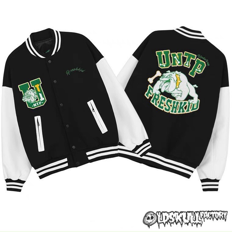 ÁO KHOÁC HOODIE- ÁO KHOÁC BOMBER BÓNG CHAY- CHẤT LIỆU NỈ CỰC HOT CHÚ CHÓ MẶT XỆ UNTP