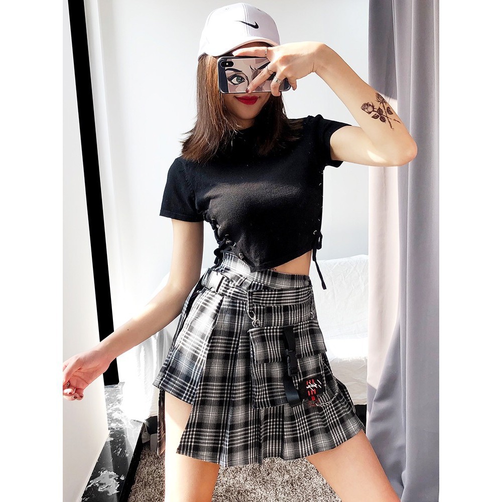 [ order] SKIRT BOX CHAIN unisex ulzzang street style | BigBuy360 - bigbuy360.vn