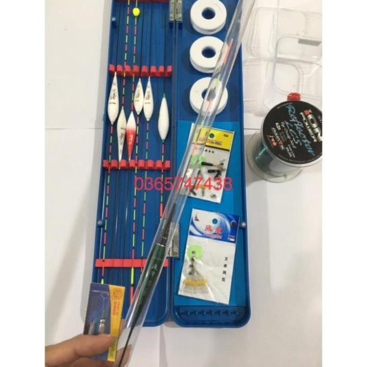 Combo hộp phao giá rẻ kèm phao điện đổi màu- phạm phương